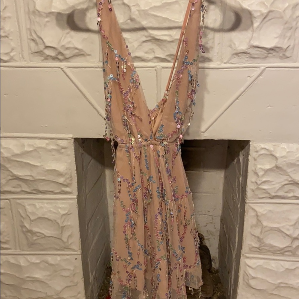 Hello Molly pink sparkle dress